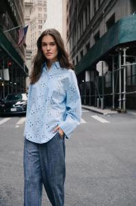 Soaked_in_luxury_Iva_Blouse_Chambray_Blue_Hilnetta_s_2