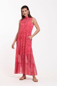 Studio_Anneloes_Farah_crepe_dress_red_new_coral_Hilnetta_s_1