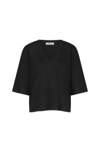 Studio_Anneloes_Fiore_vneck_t_shirt_black_Hilnetta_s