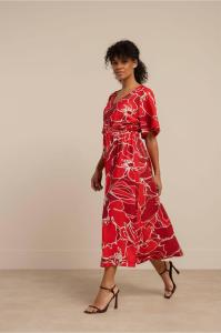 Studio_Anneloes_Fransje_flower_dress_ruby_red_Hilnetta_s_2