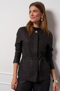 Studio_Anneloes_Sanny_sparkle_waffle_blazer_black_gold_Hilnetta_s_2